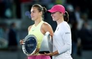 Aryna Sabalenka and Iga Swiatek at the Mutua Madrid Open